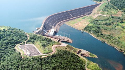 View of the Amador Aguiar II hydroelectric power plant