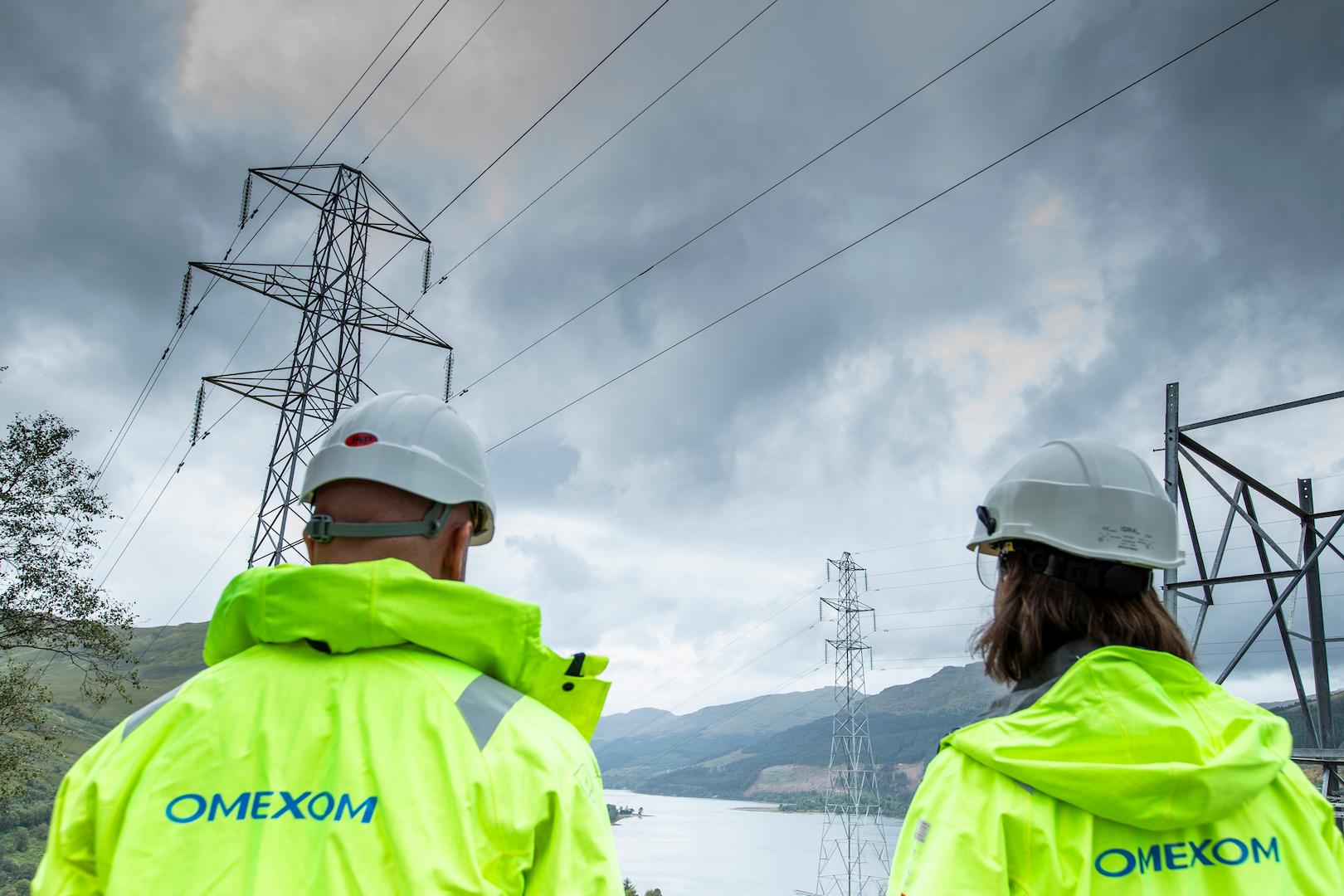 Maintenance inspection of overhead transmission lines and pylons in a mountainous environment