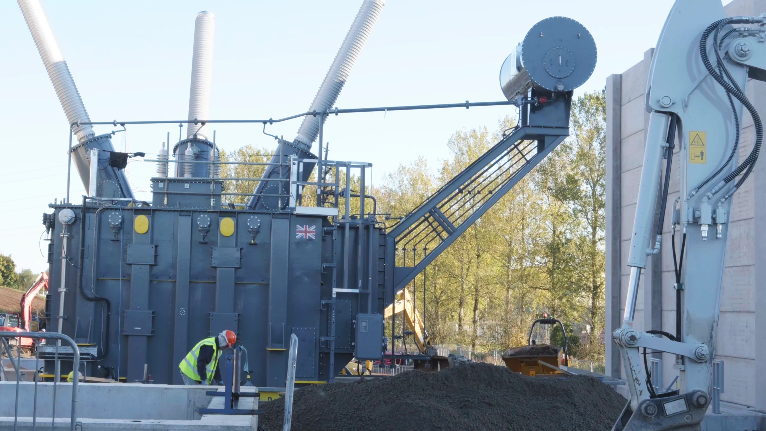 Omexom battery storage site near Kilmarnock