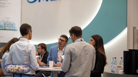 Photos of Omexom participants at Smarter E Europe.