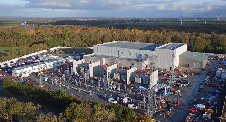 Omexom builds substation for IFA 2 submarine interconnection France UK