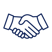 Icon illustrating long-term partnership and 15 years of trusted renewable energy expertise